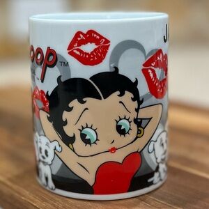 Betty Boop and dog Pudgy, Red Heart JADA mug